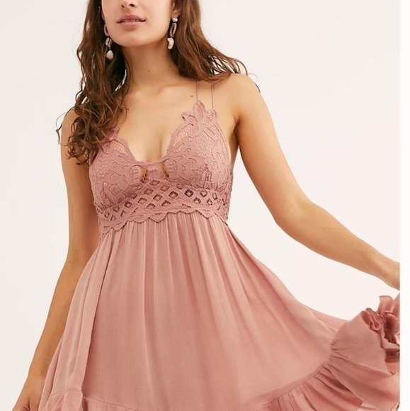 Free People Adella Slip Dress, NWT - Picture 4 of 6